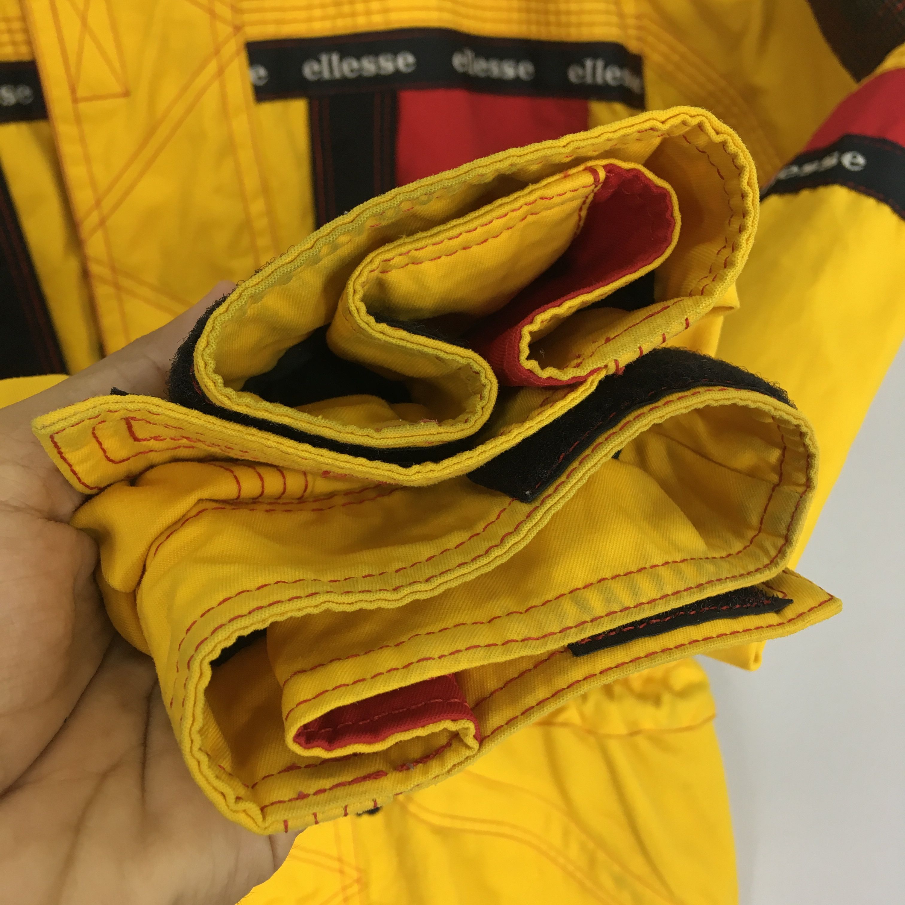 Ellesse × Vintage Vintage 90s Ellesse Ski Wear Vertical Dive Bomber Jacket Size US L / EU 52-54 / 3 - 9 Thumbnail
