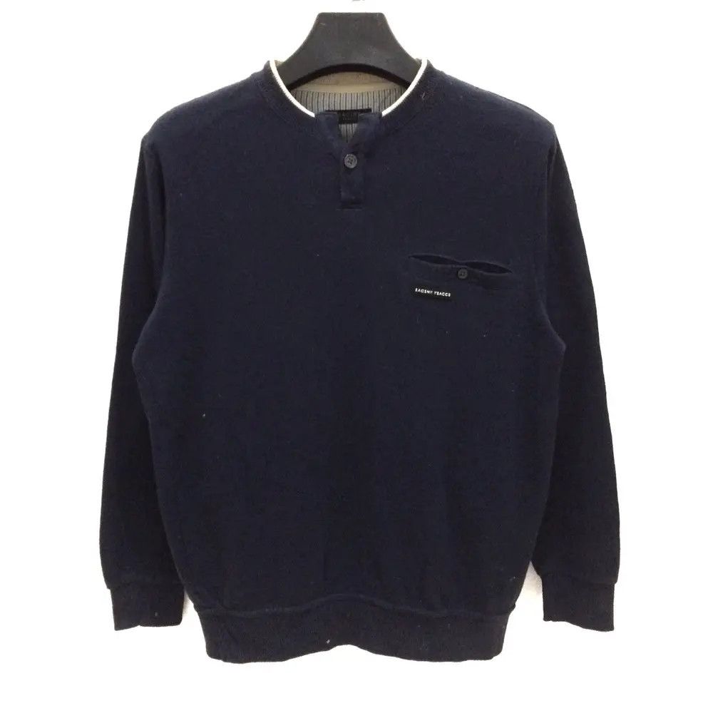 Yohji Yamamoto Y’saccs By Yohji Yamamoto Plain Single Pocket Sweatshirt Size US M / EU 48-50 / 2 - 1 Thumbnail
