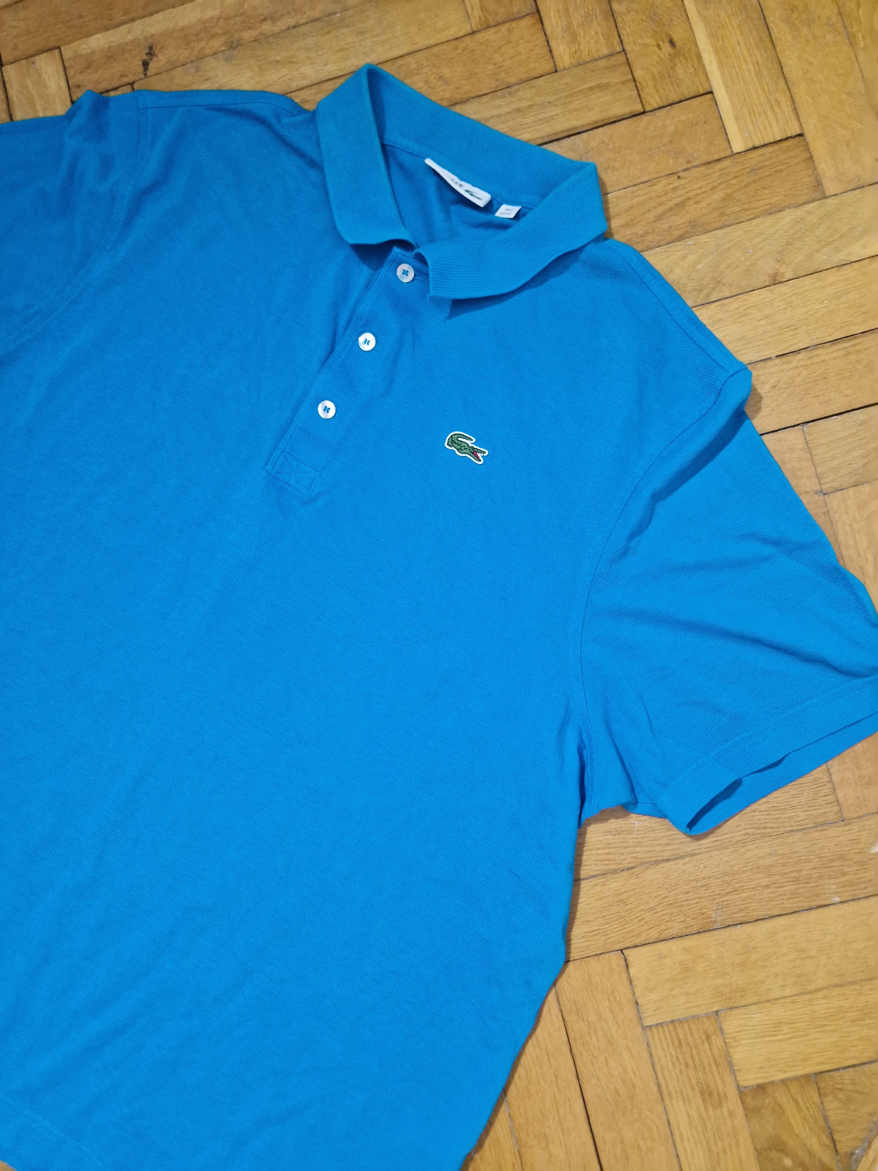 Lacoste Lacoste blue polo shirt Size US XXL / EU 58 / 5 - 2 Thumbnail