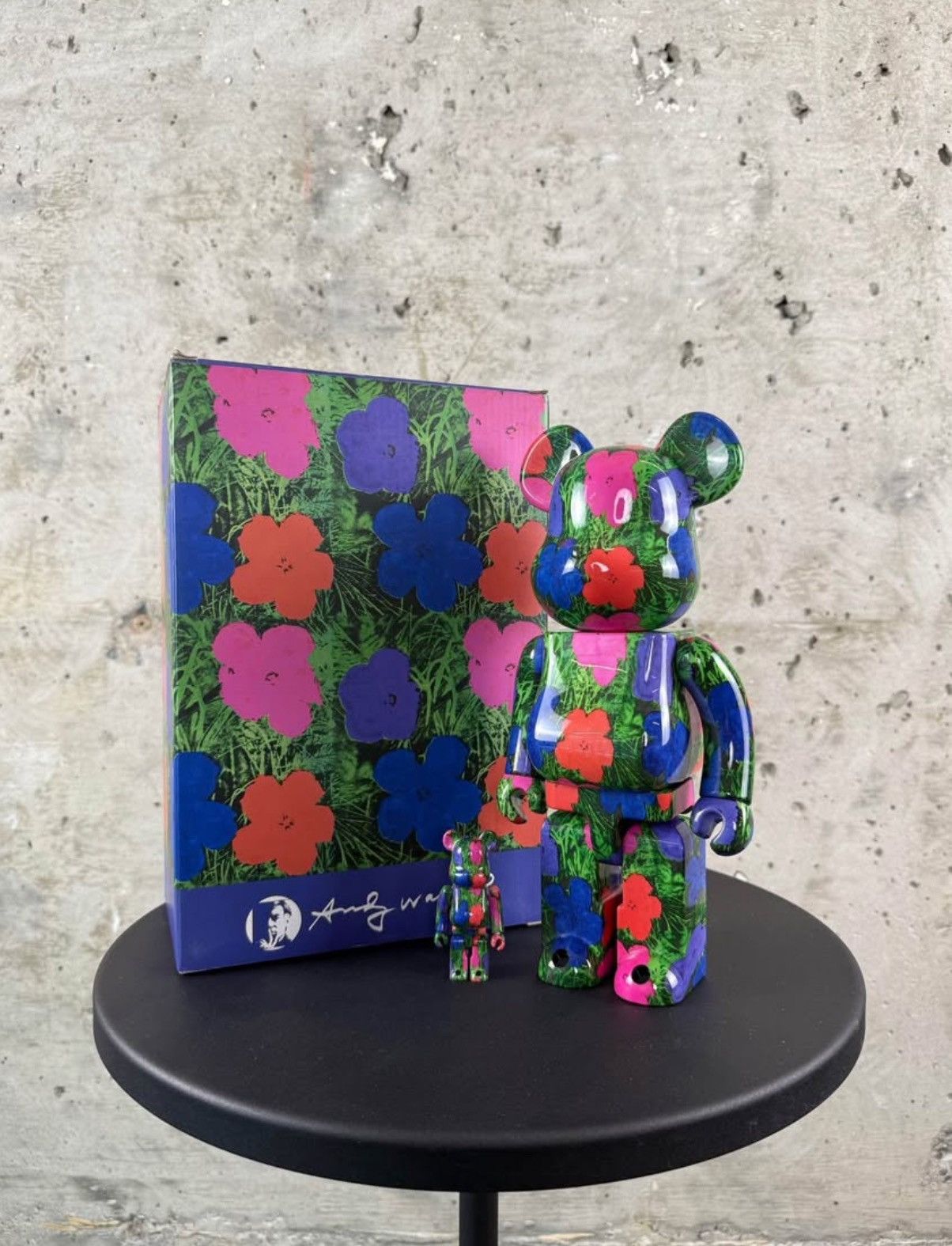 Andy Warhol BE@RBRICK 1000% Andy Warhol Flowers | Grailed