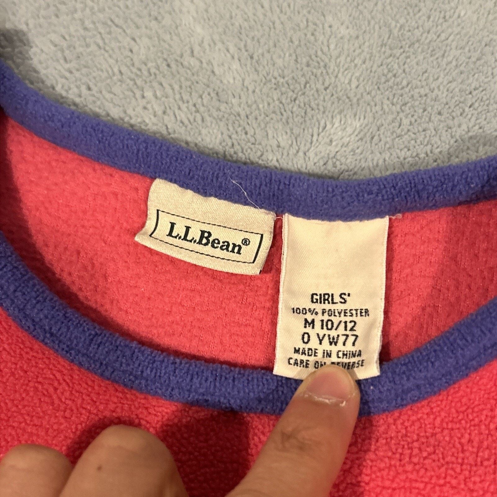 L.L. Bean LL Bean Fleece Tunic Sweater Girls Sleepwear Medium Gown Size M / US 6-8 / IT 42-44 - 2 Thumbnail