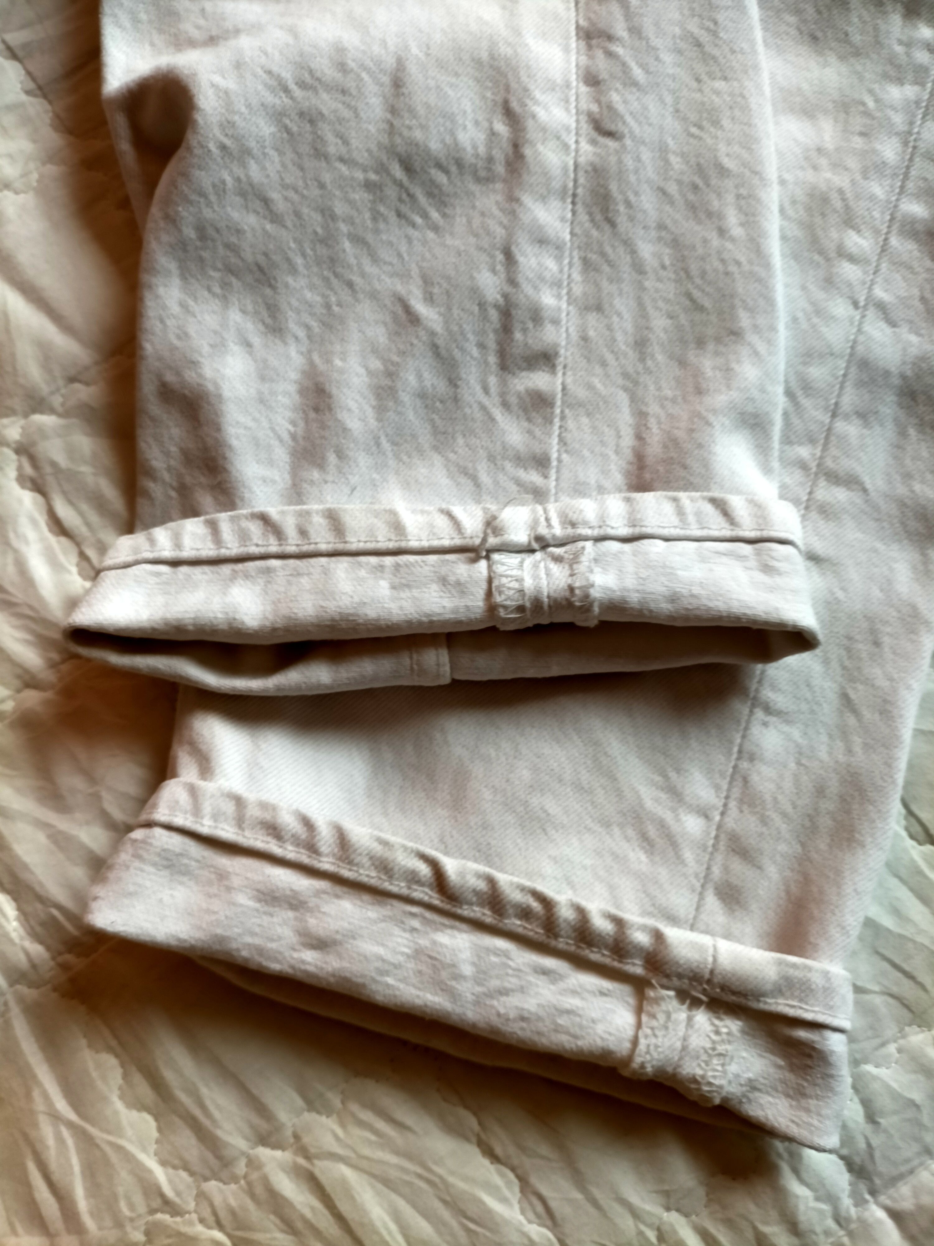 Levi's Vintage Clothing Vintage Levis 501 Usa Button Fly White Jeans Size US 33 - 17 Thumbnail