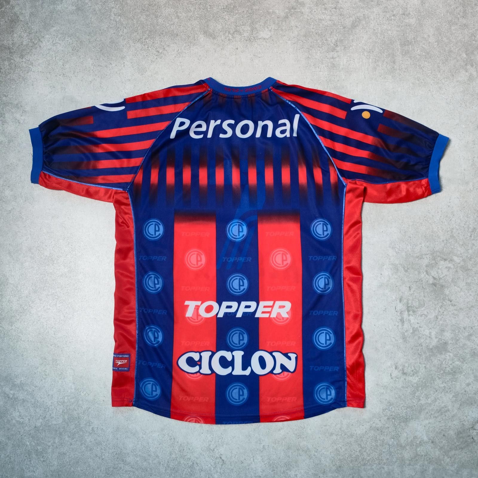 Topperz 2001/02 Cerro Porteño (Paraguay) Home Shirt Topper (L/XL) Size US L / EU 52-54 / 3 - 2 Thumbnail