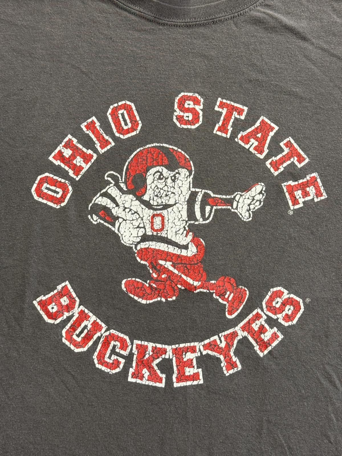 Gildan Ohio State Buckeyes Football T-shirt Old Mascot Player 2XL Size US XXL / EU 58 / 5 - 3 Thumbnail