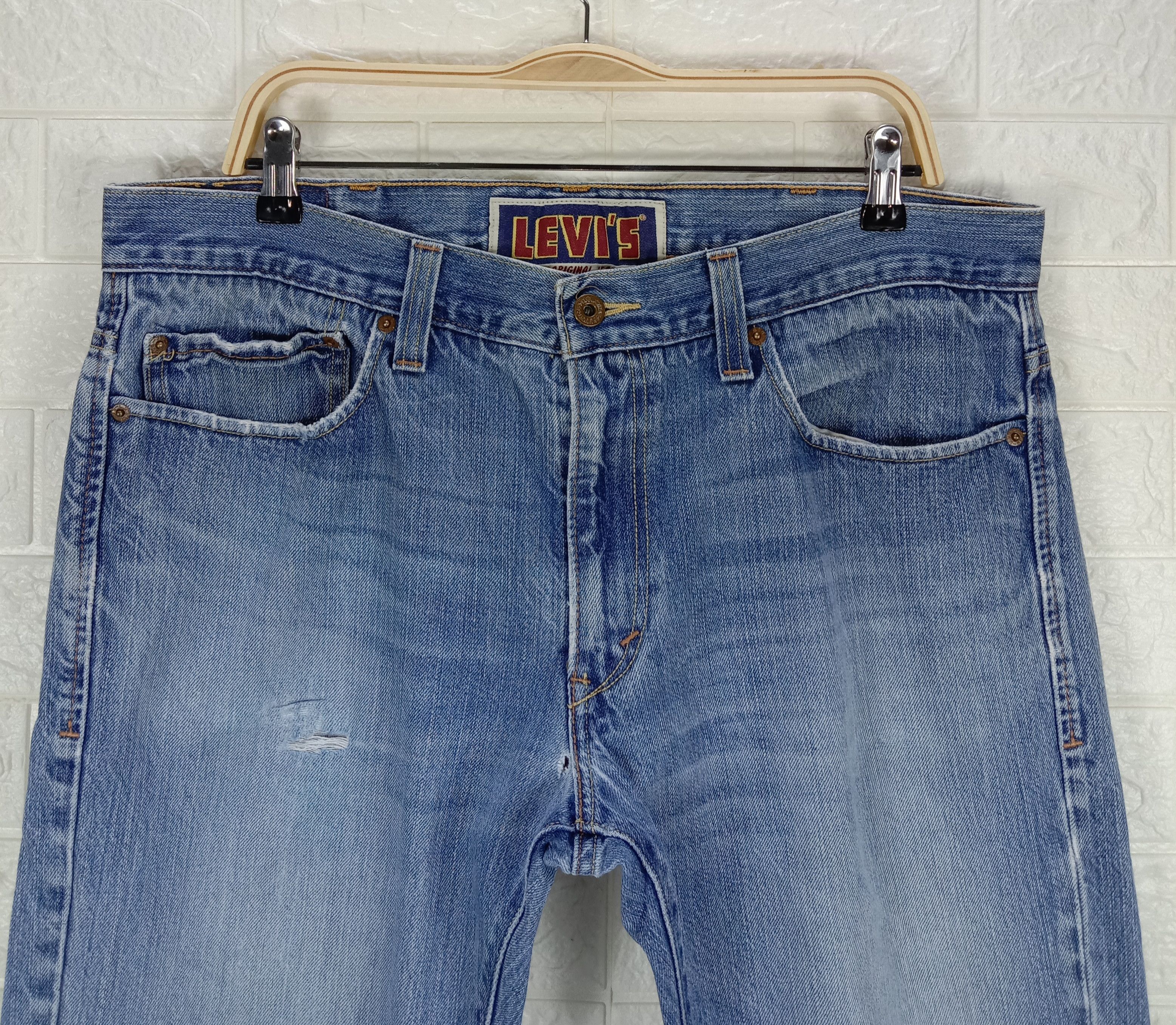 Levi's Vintage Levi's 511 Skinny Jeans Blue Wash Denim Size US 38 / EU 54 - 2 Thumbnail