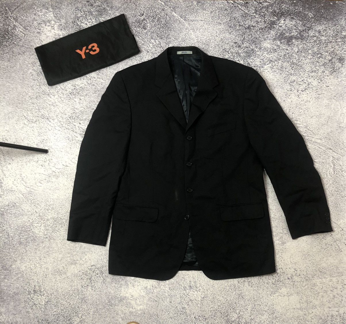 Kenzo Men’s blazer Kenzo size 54 men’s luxury dress y2k usa ykk Size 54R - 1 Thumbnail
