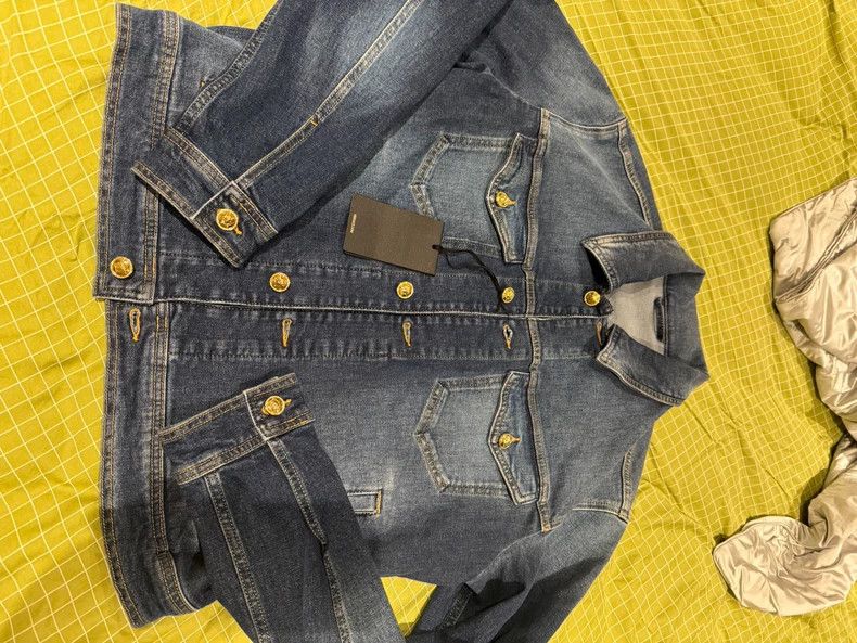 Versace Versace Classic denim jacket Size US M / EU 48-50 / 2 - 2 Thumbnail