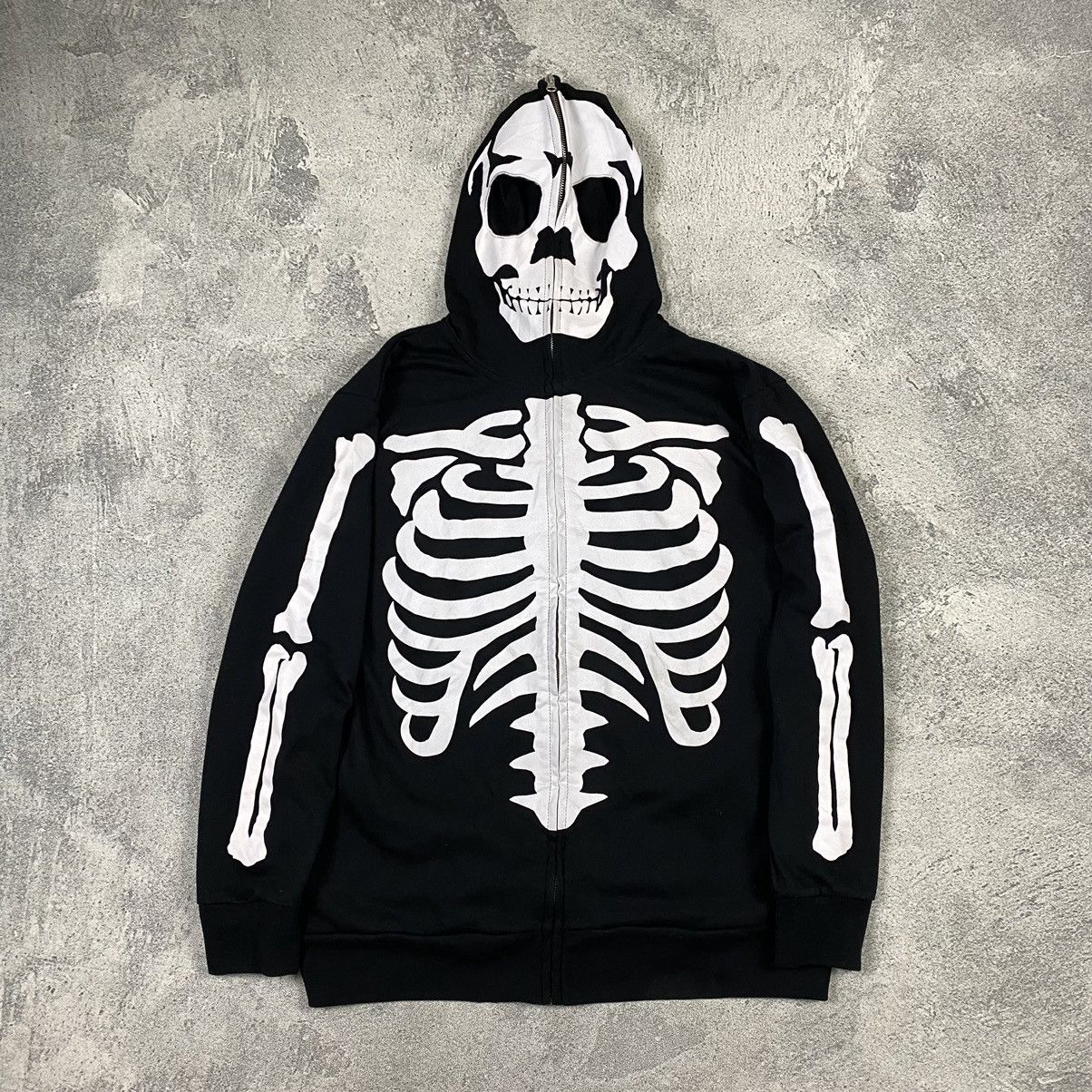 Hysteric Glamour × If Six Was Nine × Japanese Brand SKULL SKELETON FULL ZIP HOODIE Size US L / EU 52-54 / 3 - 3 Thumbnail
