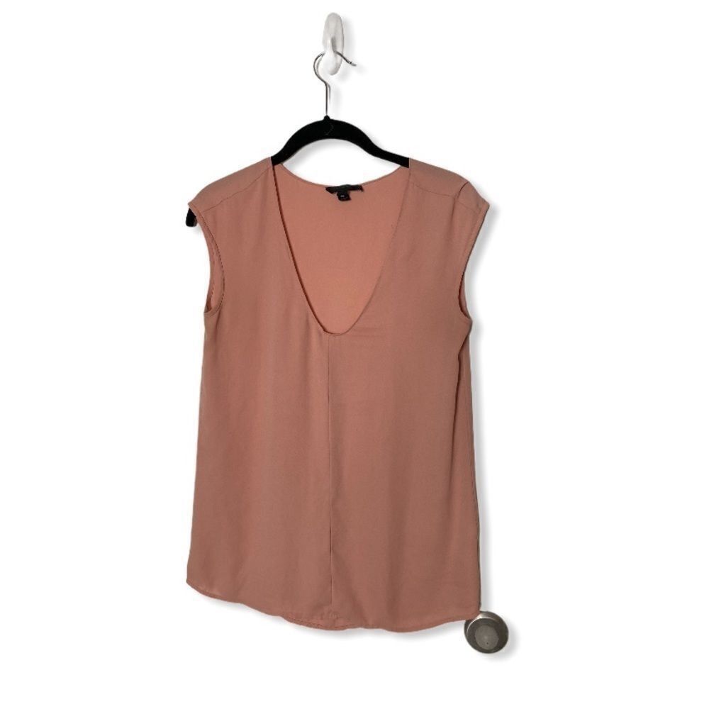 J.Crew J.Crew Light Pink Silky Blouse | Size 00 | Scoop Neck Sleeve Size XS / US 0-2 / IT 36-38 - 2 Thumbnail