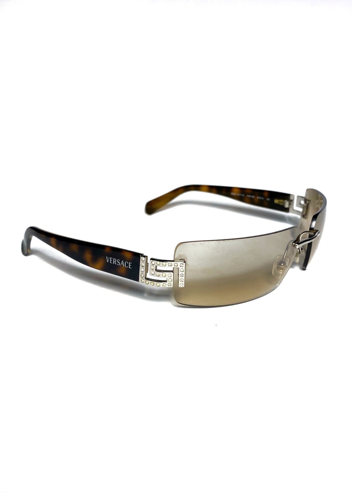 Versace Silver Tab Vintage Versace Sunglasses Size ONE SIZE - 5 Thumbnail