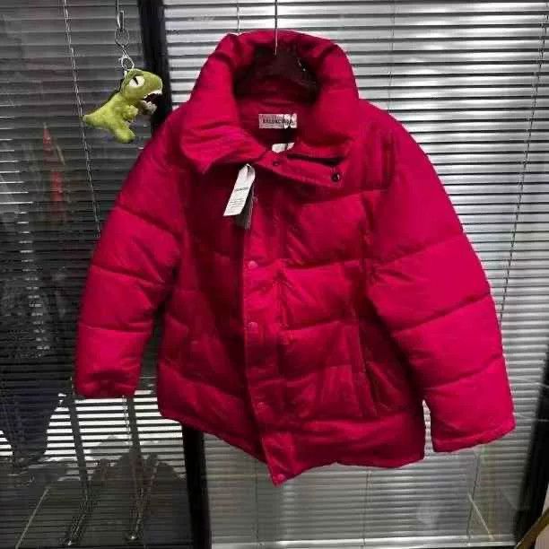 Balenciaga Balenciaga Pink Back Logo Down Jacket Size XXS / US 00 / IT 34 - 1 Thumbnail