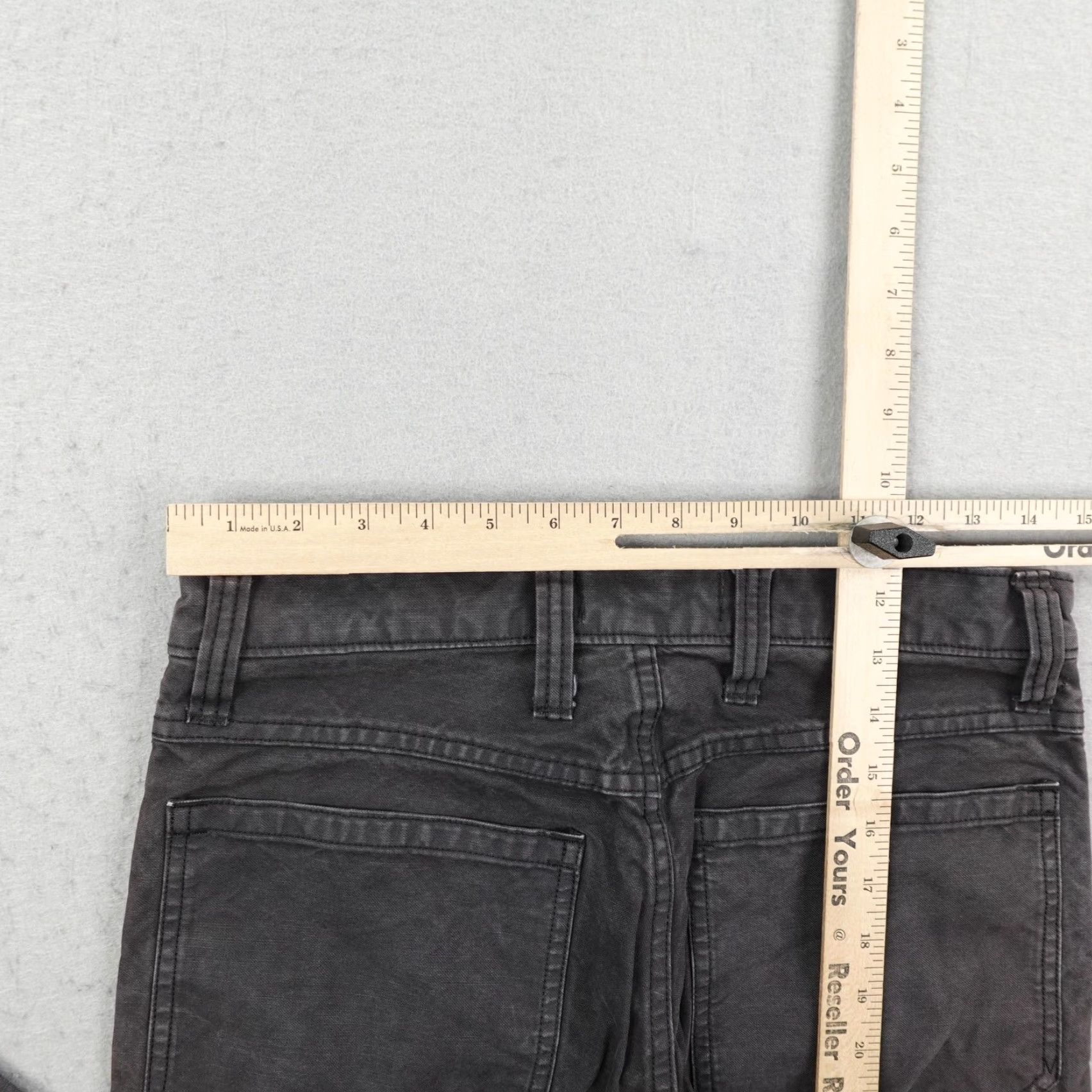 Madewell Madewell Pants Mens 28 Regular Gray Relaxed Straight Carpenter Button Fly Workwear Casual Mens Size US 28 / EU 44 - 7 Thumbnail