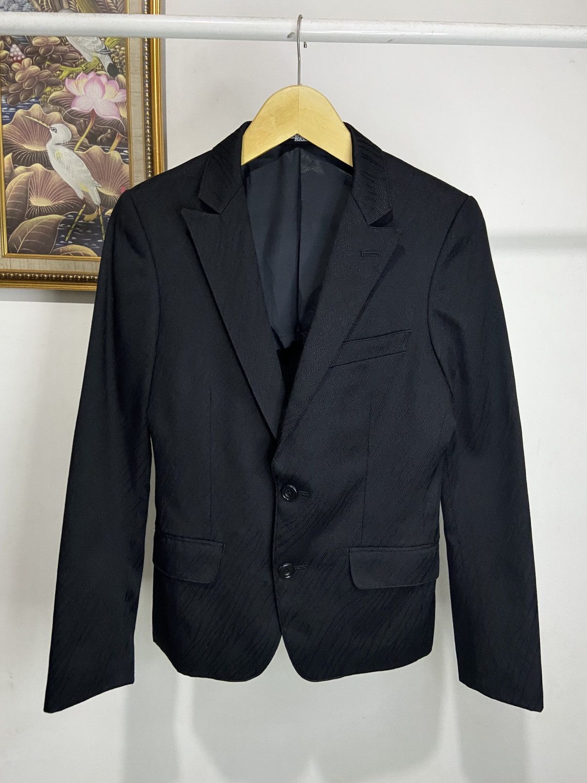 Tornado Mart 🔥 RARE 🔥Tornado Mart Japan Pattern Single Breasted Blazer Size 38S - 1 Thumbnail