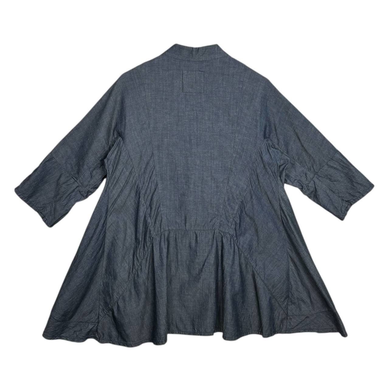 Marithe + Francois Girbaud Girbaud Archive Denim Tunic Frog Closure Jacket M 90s Size M / US 6-8 / IT 42-44 - 2 Thumbnail