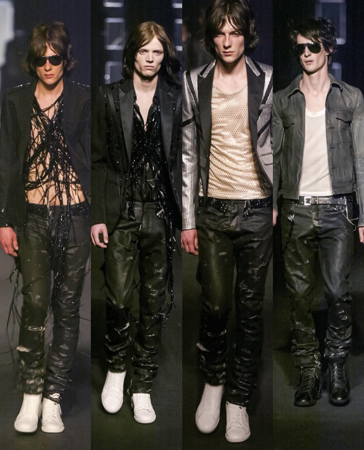 Dior × Hedi Slimane Dior Homme Waxed Strip Denim SS2004 Hedi