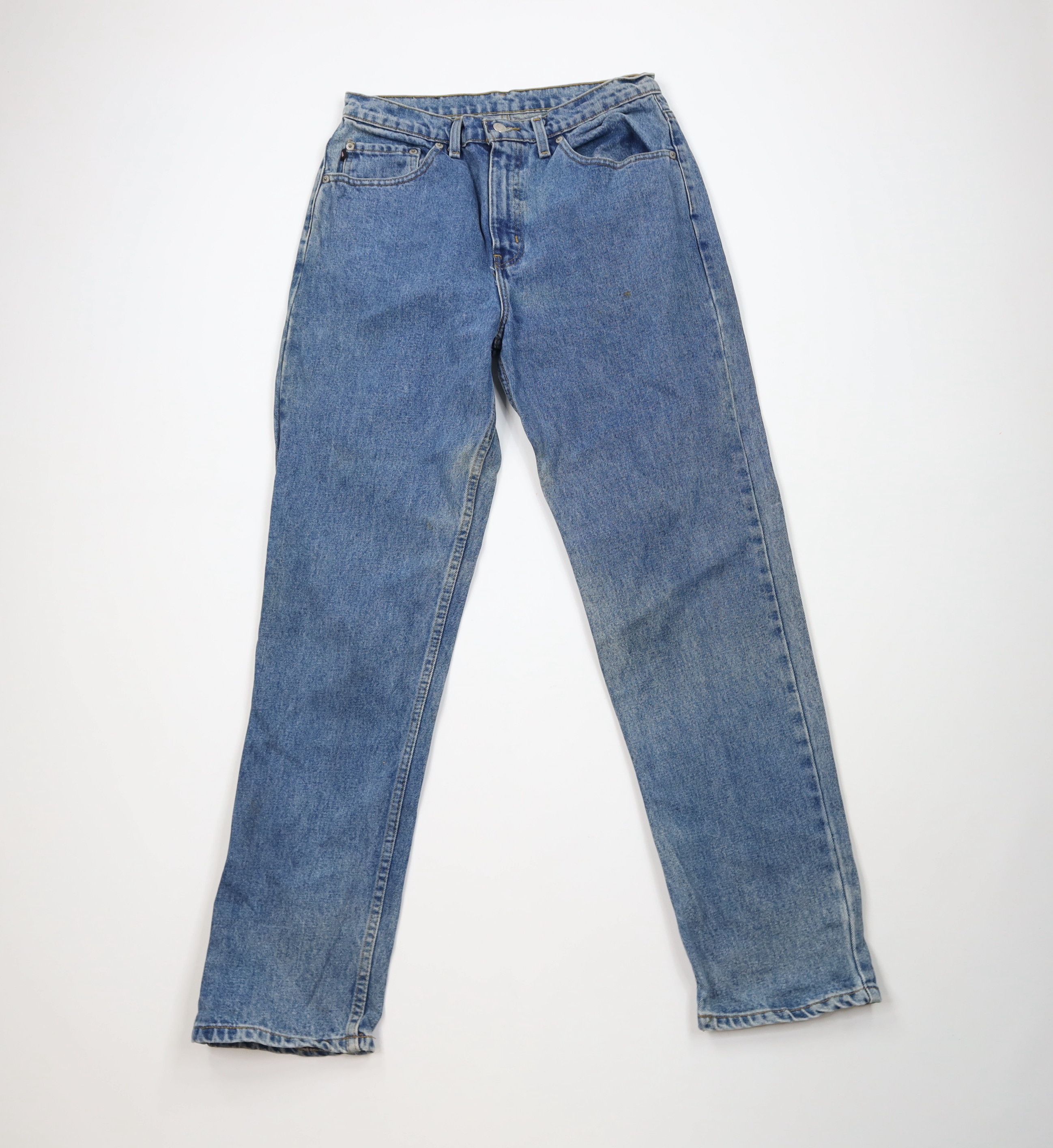 Ralph Lauren Vintage 90s Ralph Lauren Spell Out Straight Leg Jeans Blue Size 34" / US 12 / IT 48 - 1 Thumbnail