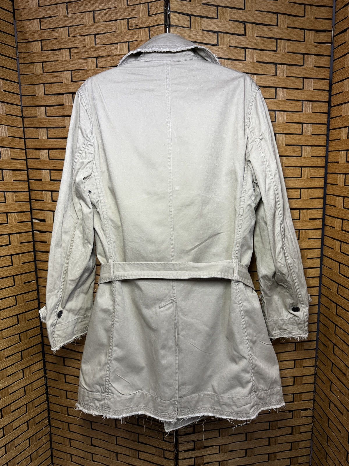 Japanese Brand × PPFM Vintage PPFM Trash Design Trench Coat Size US M / EU 48-50 / 2 - 7 Thumbnail