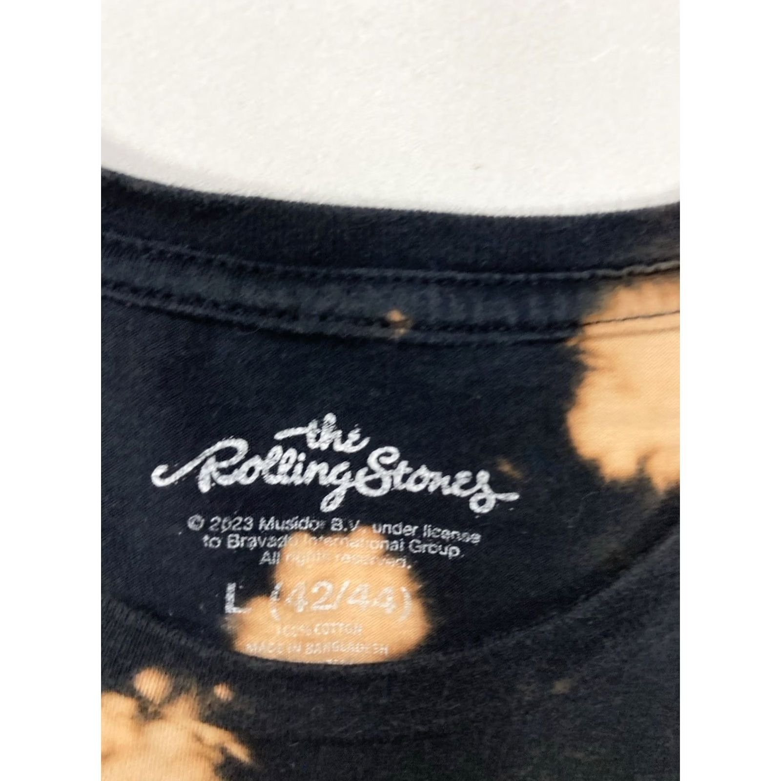 Vintage VINTAGE The Rolling Stones Graphic T-shirt Women Large Black Tie Dye Music Size L / US 10 / IT 46 - 4 Thumbnail