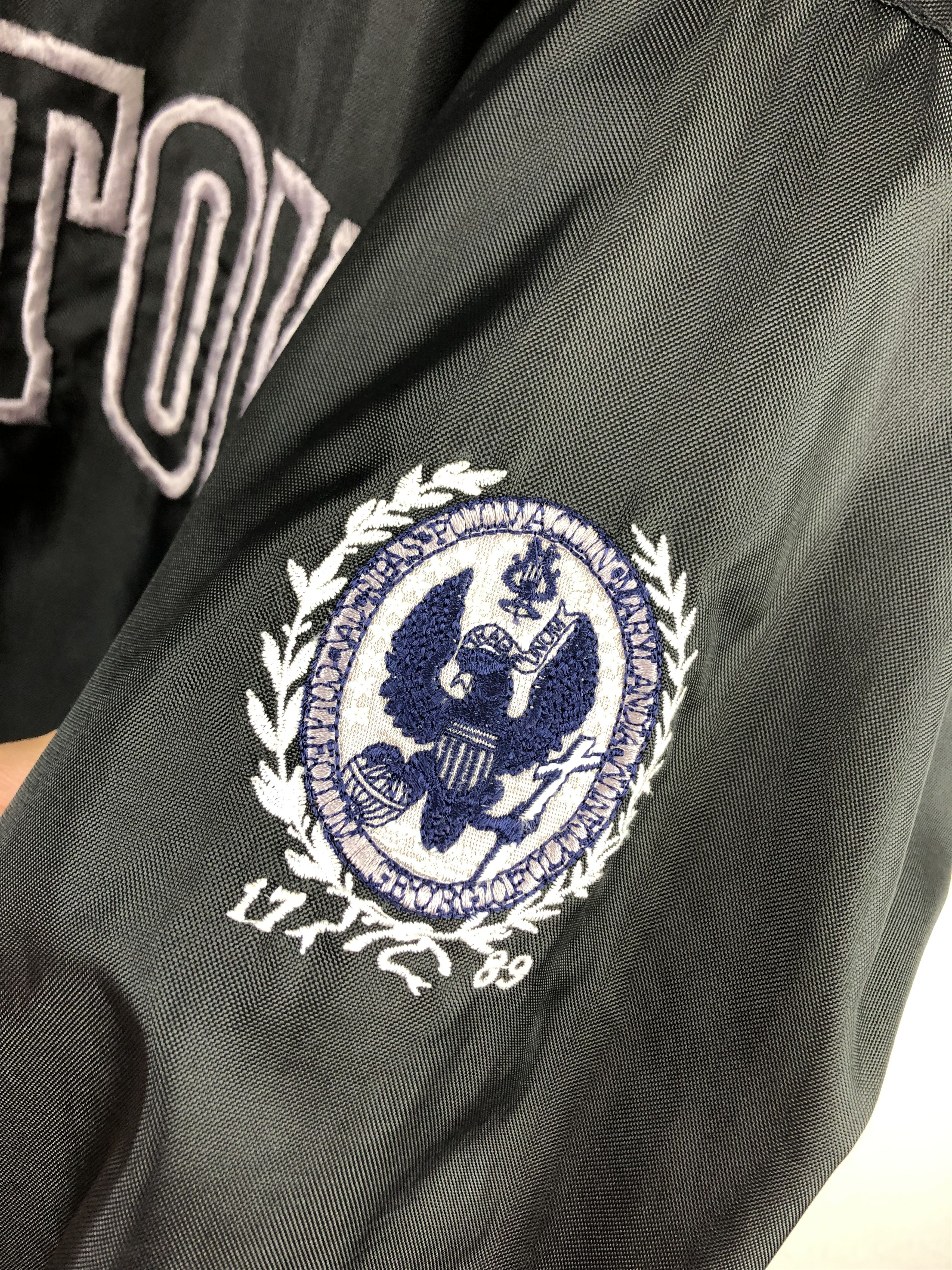 Vintage Vintage 90's Pro Player Georgetown Hoyas Jacket Bomber Rare Size US L / EU 52-54 / 3 - 8 Thumbnail