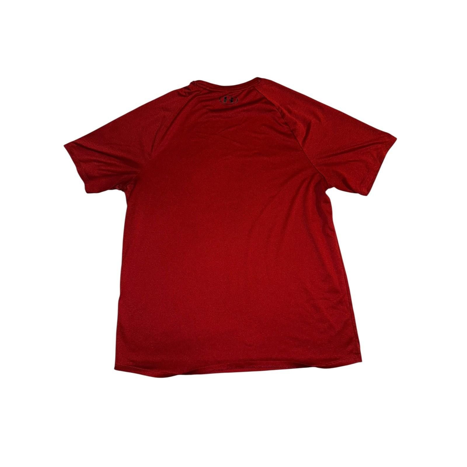Under Armour Under Armour Mens Tee Short Sleeve Training Shirt Red Large Size US L / EU 52-54 / 3 - 2 Thumbnail