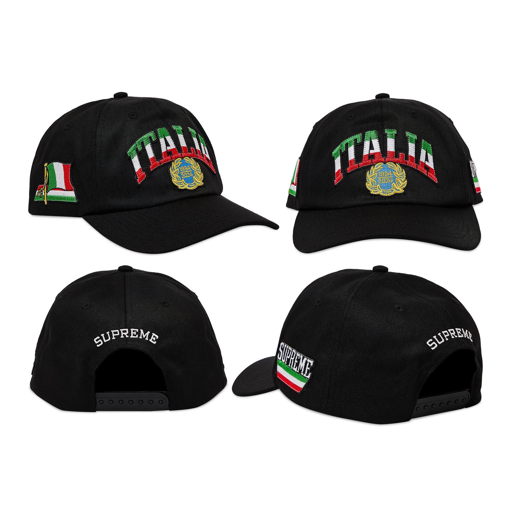 Supreme SS24 Supreme Italia Italy 6-Panel Hat Size ONE SIZE - 2 Thumbnail