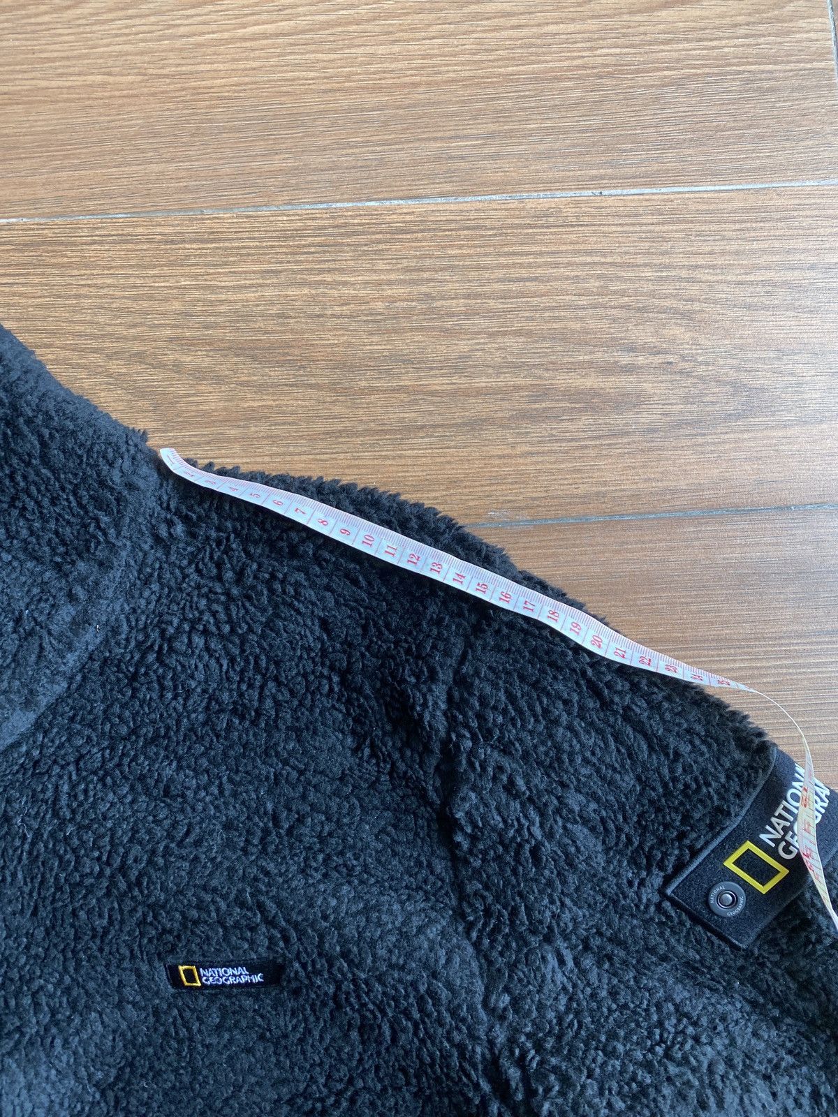Japanese Brand National Geographic Black Fleece Jacket Full Zip Size L Size US L / EU 52-54 / 3 - 8 Thumbnail