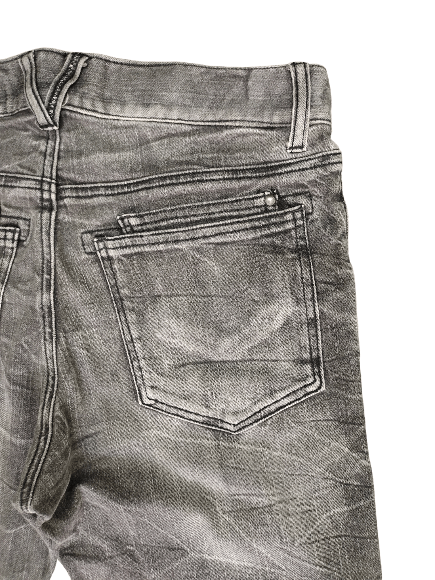 semanticdesign Semantic Design Japan Clawmark Curved Skinny Denim Pants Size US 30 / EU 46 - 12 Thumbnail