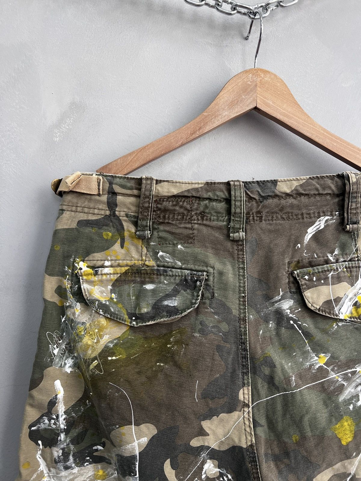 Japanese Brand × Vintage VINTAGE CARGO JAPANESE PAINTED 1of1 shorts pants y2k rare Size US 30 / EU 46 - 10 Thumbnail