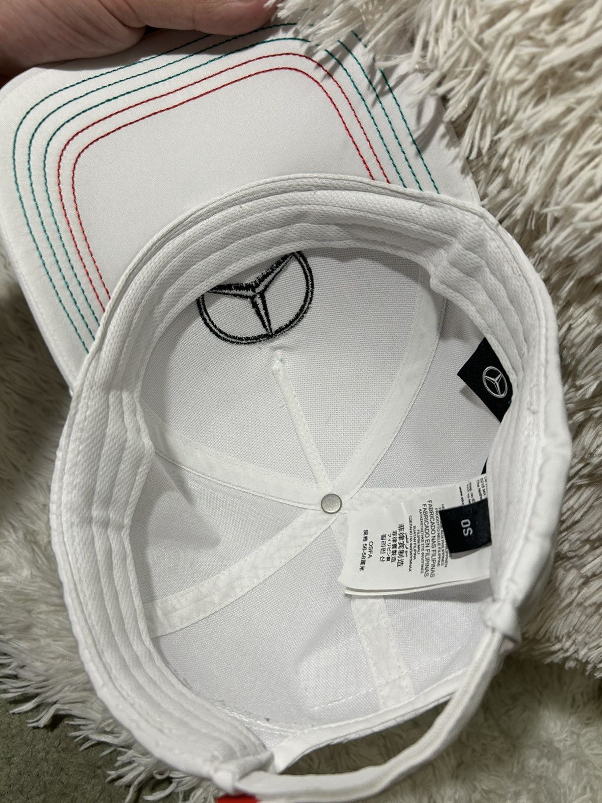 Mercedes-Benz Mercedes Benz AMG Petronas F1 Formula One Lewis Hamilton Cap Size ONE SIZE - 10 Thumbnail