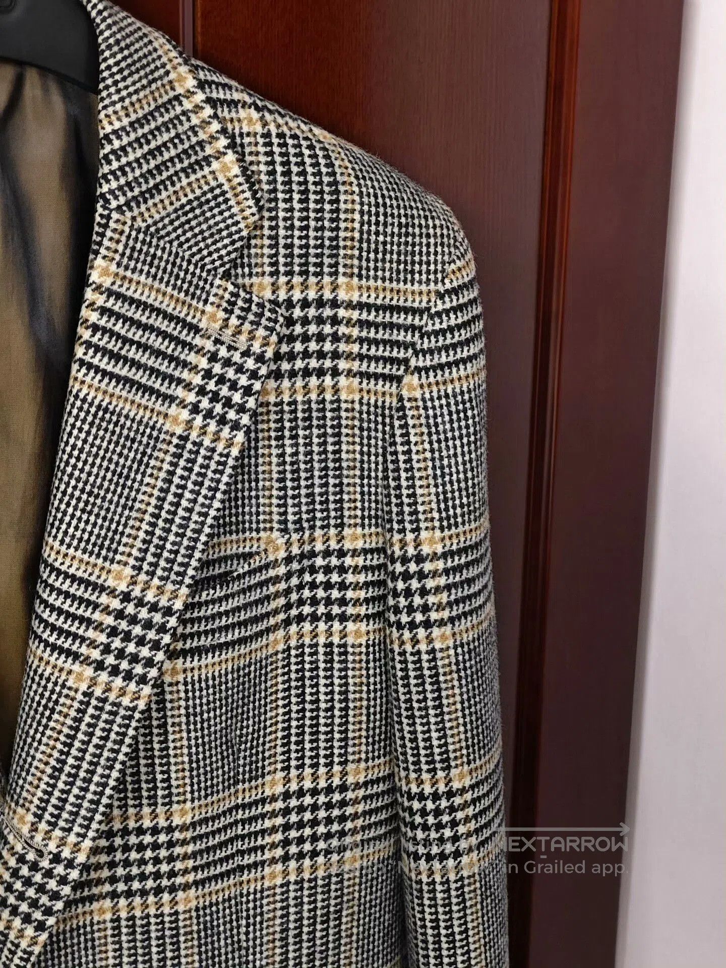Morgano Portuguese Wool Houndstooth Blazer. Size US M / EU 48-50 / 2 - 4 Thumbnail