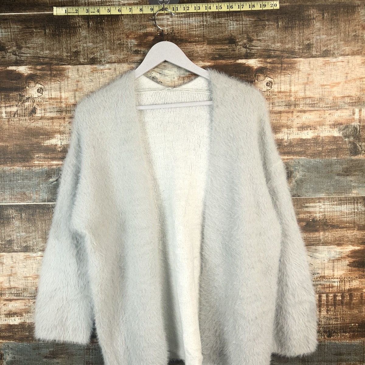 Japanese Brand DL Rope Picnic Grey Cardigan Knitwear #C309 Size S / US 4 / IT 40 - 2 Thumbnail