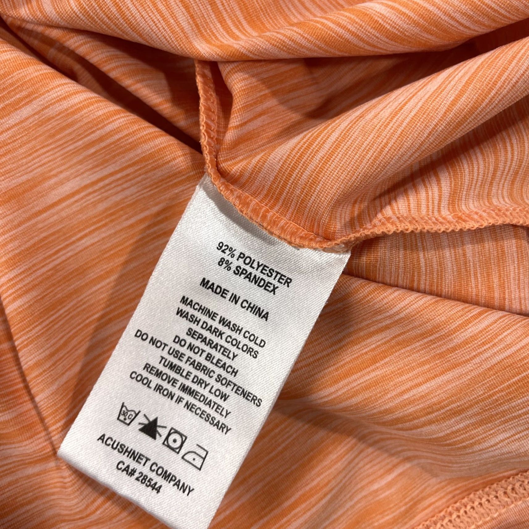 Footjoy FootJoy Polo Shirt Mens Large Orange Logo Embroidered Performance Golf Jersey Shirt Size US L / EU 52-54 / 3 - 5 Thumbnail