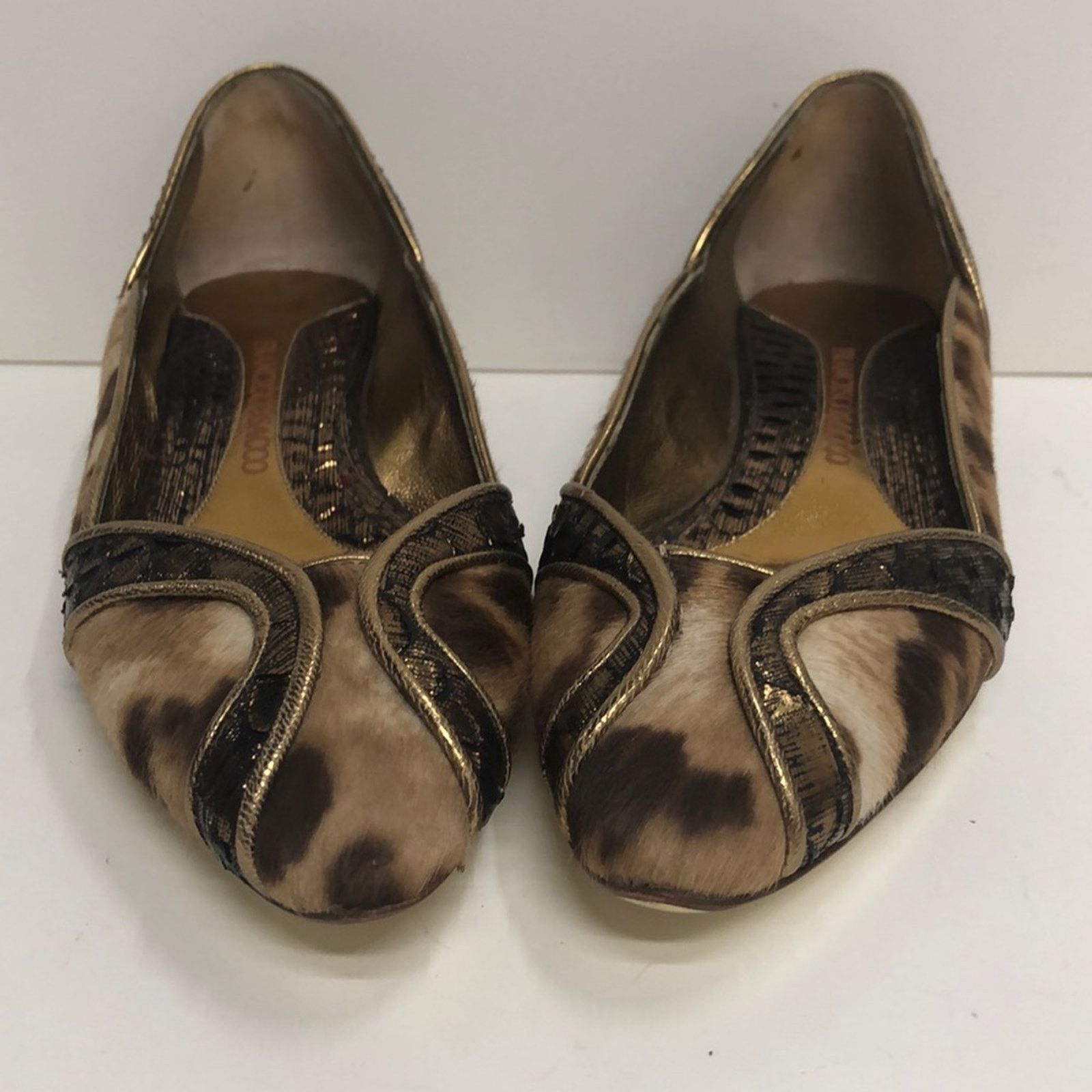 & Other Stories Francesco Sacco Made in Italy MulticlrLeopard Flat Size US 7 / IT 37 - 1 Thumbnail