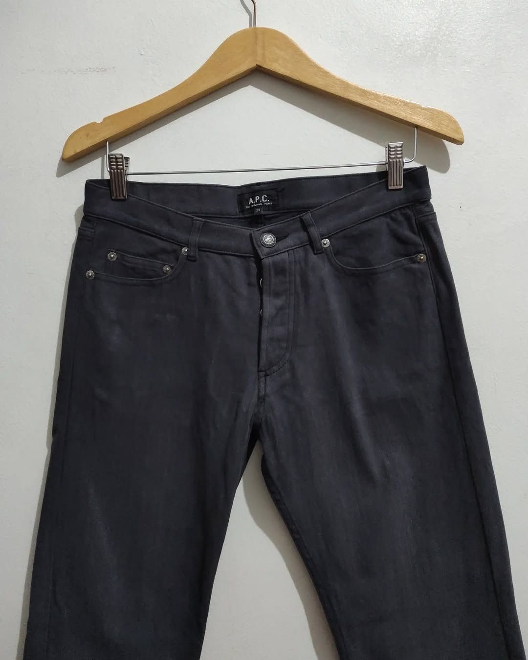 A.P.C. × Designer × Japanese Brand Vintage A.P.C. Gray Slim fit Jeans Size US 30 / EU 46 - 11 Thumbnail