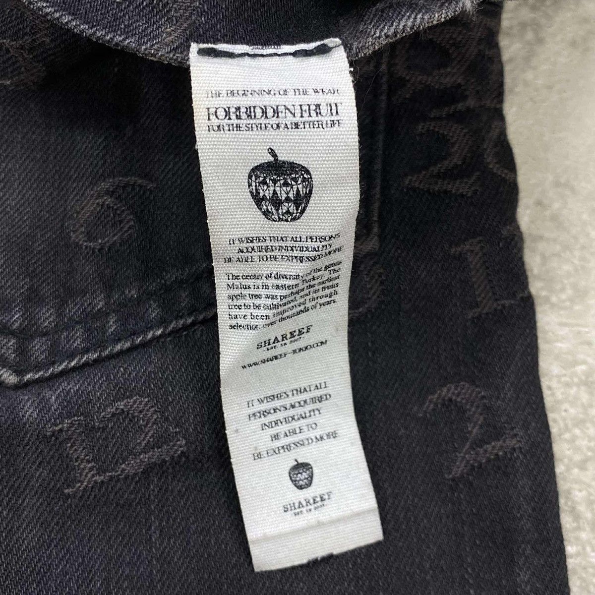 SHAREEF Japan Roman Numerals Sun Faded Jeans Size US 32 / EU 48 - 6 Thumbnail