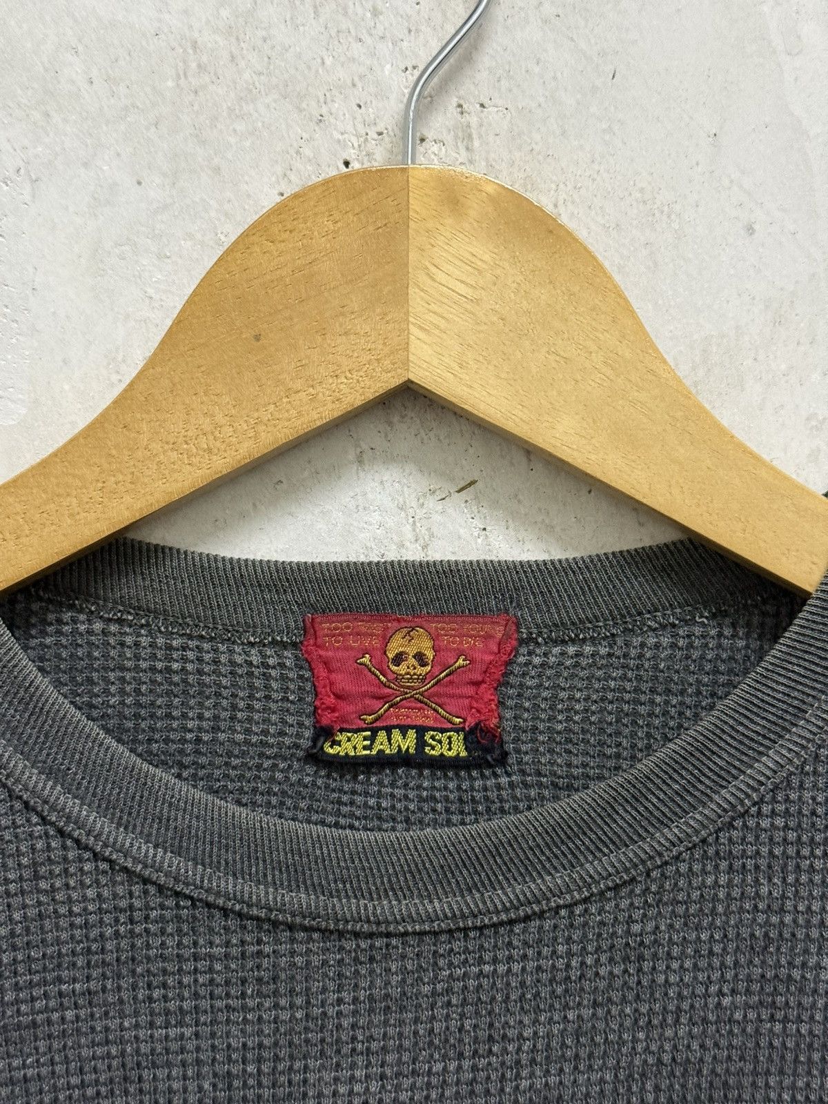 Japanese Brand Cream Soda inspired West Coast Choppers Thermal LS Tees Size US S / EU 44-46 / 1 - 4 Thumbnail