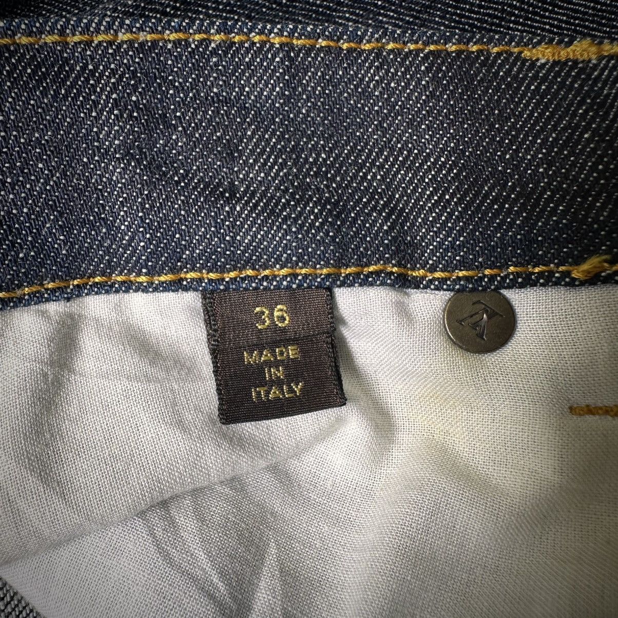 Louis Vuitton Vintage Louis Vuitton Boot cut Jeans Raw Indigo Size US 28 / EU 44 - 14 Thumbnail