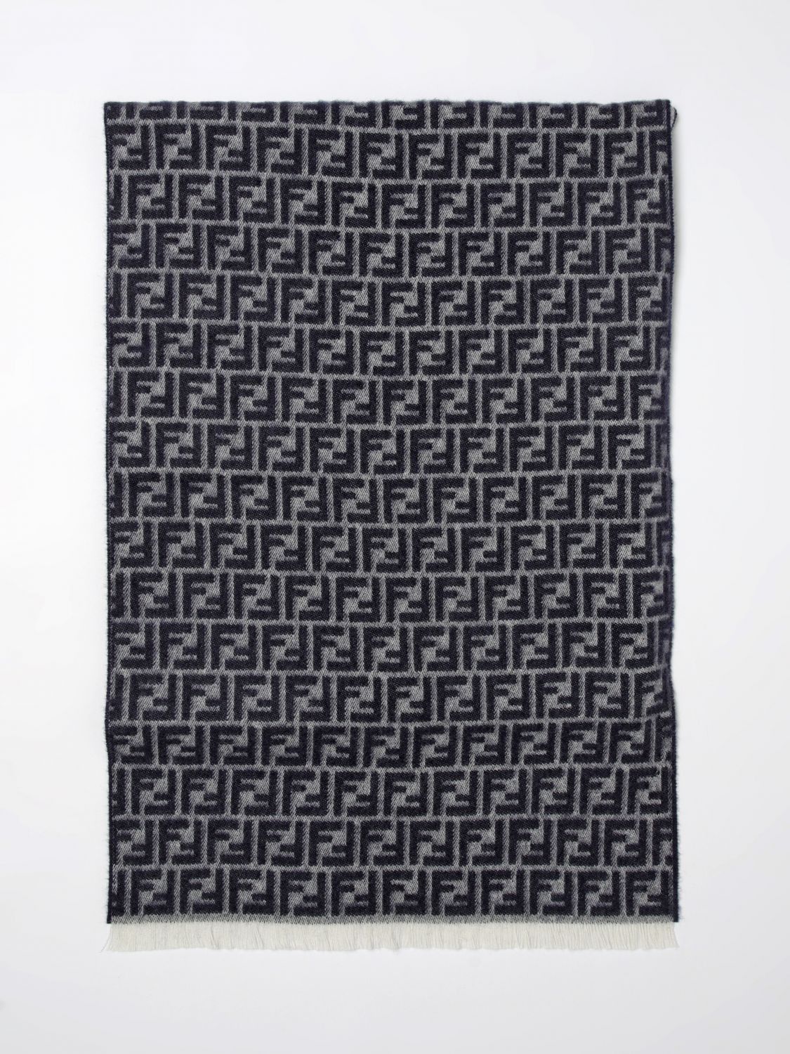 Fendi Fendi Scarf Men Grey Size ONE SIZE - 1 Thumbnail