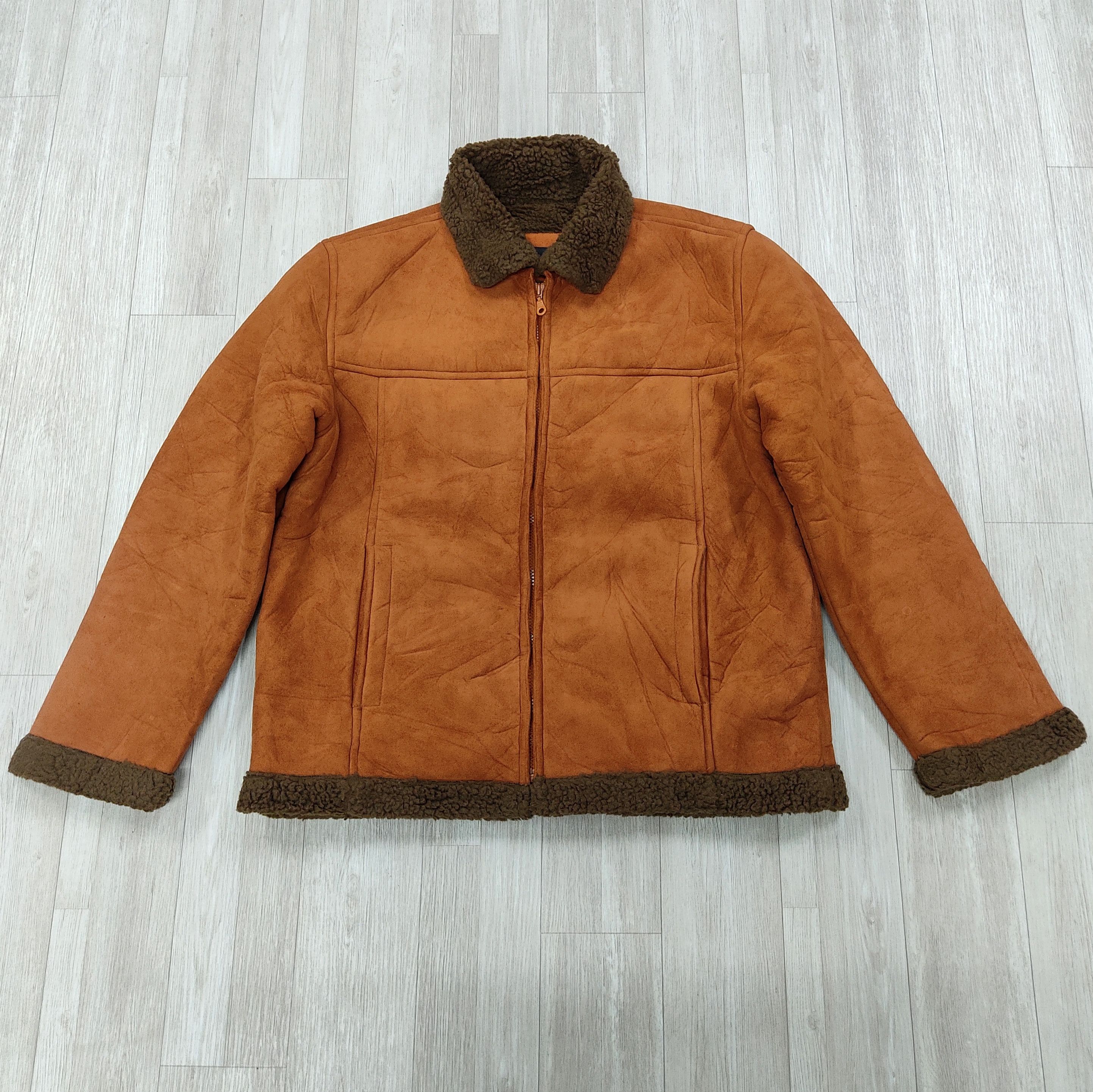 20471120 × Japanese Brand NOTA BANE Faux Sheepskin Shearling Sherpa Jacket Size US L / EU 52-54 / 3 - 3 Thumbnail