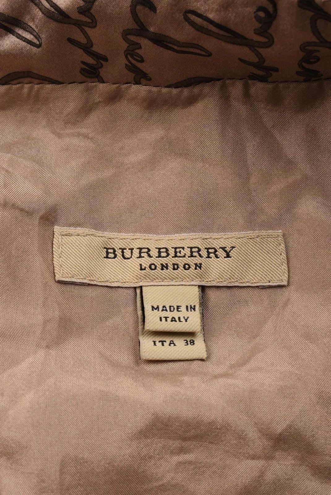 Burberry Women's Burberry London Silk Monogram Belted Dress Size S Size S / US 4 / IT 40 - 3 Thumbnail