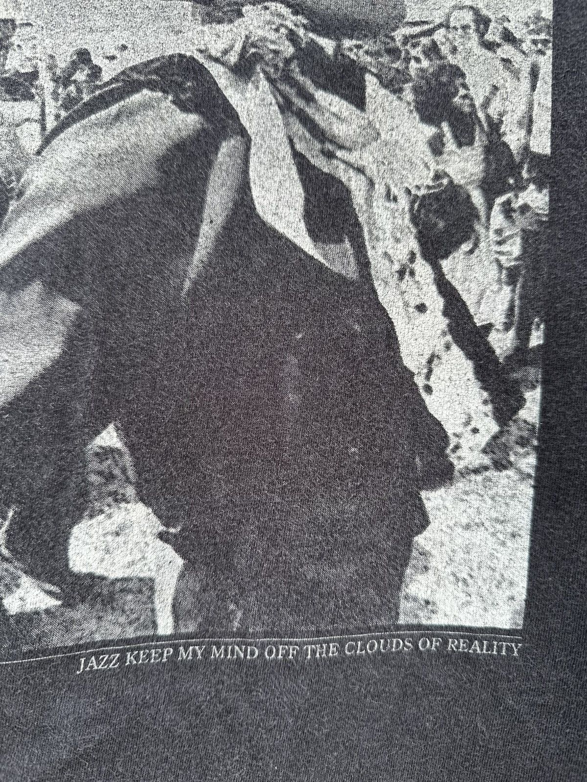 Band Tees Thrashed Vintage Jazz Keep My Mind Off The Clouds Of Reality Size US M / EU 48-50 / 2 - 3 Thumbnail