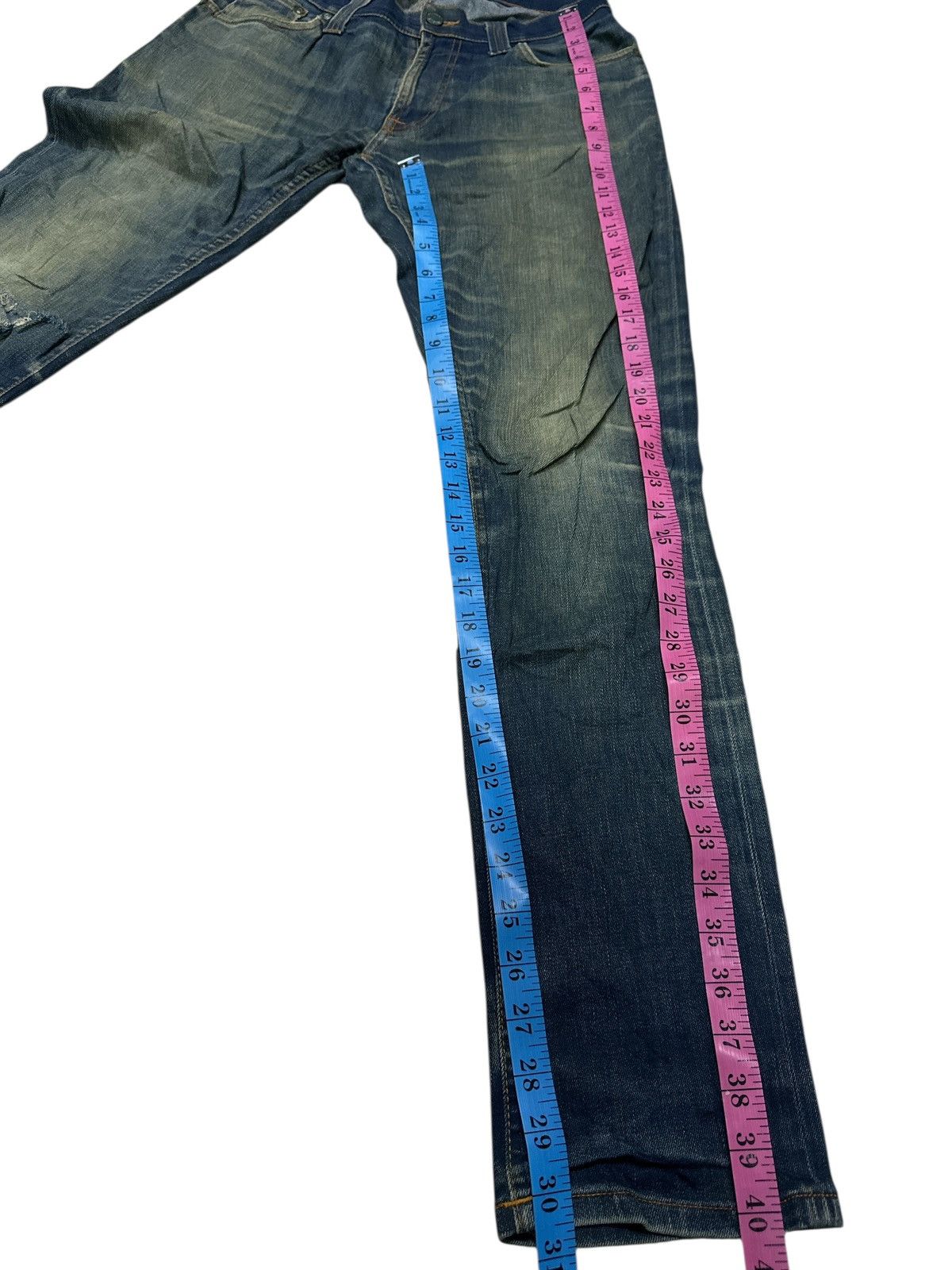 Kapital Distress Nudie Skinny Jeans . Size US 30 / EU 46 - 5 Thumbnail