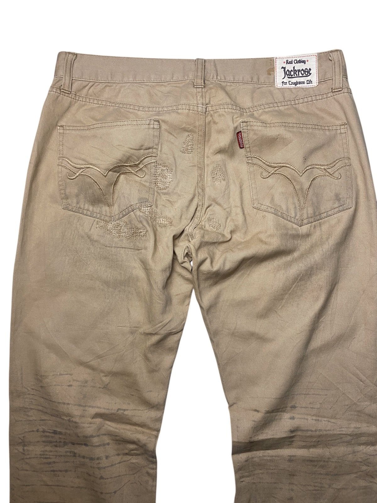If Six Was Nine 2000's Jackrose Clawmark Boro Buckle Pants Size US 33 - 13 Thumbnail