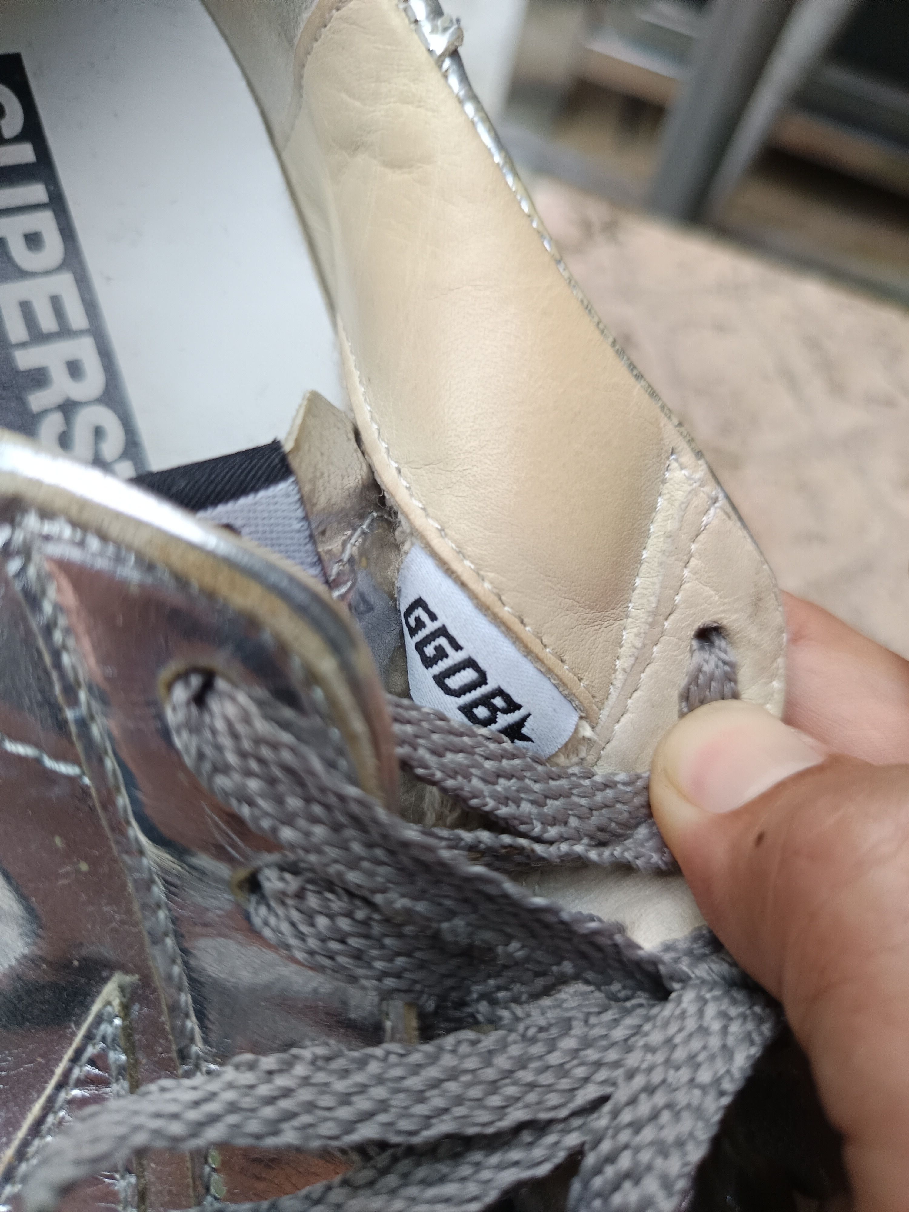 Golden Goose Vintage ggdb superstar metallic silver Size US 7 / EU 40 - 7 Thumbnail