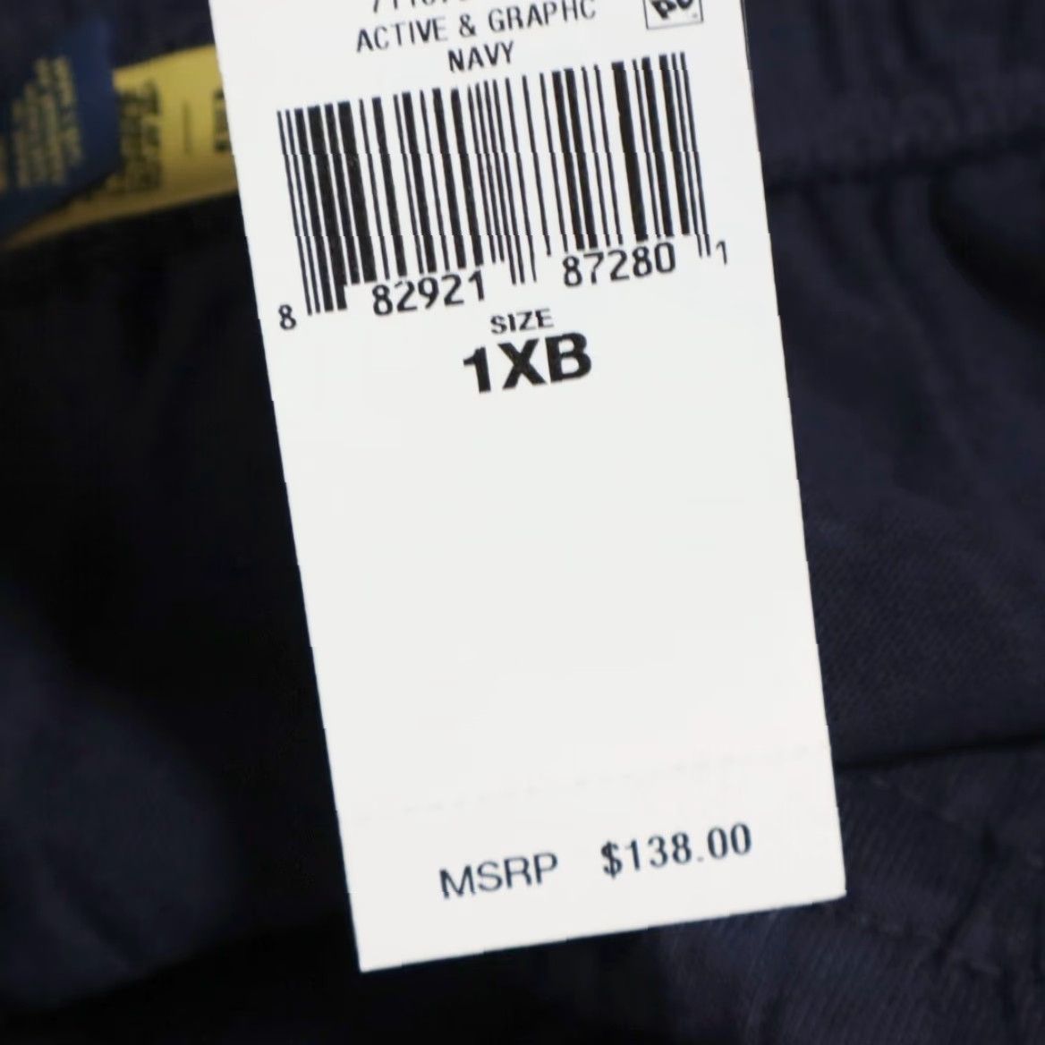 Polo Ralph Lauren VINTAGE Polo Ralph Lauren Varsity Letter Sweat Shorts Navy Men's 1XB Size US XL / EU 56 / 4 - 6 Thumbnail