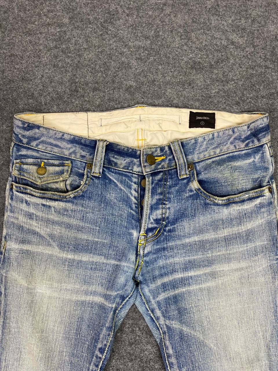 Japanese Brand jama rico japanese brand skinny denim Size 33" - 4 Thumbnail