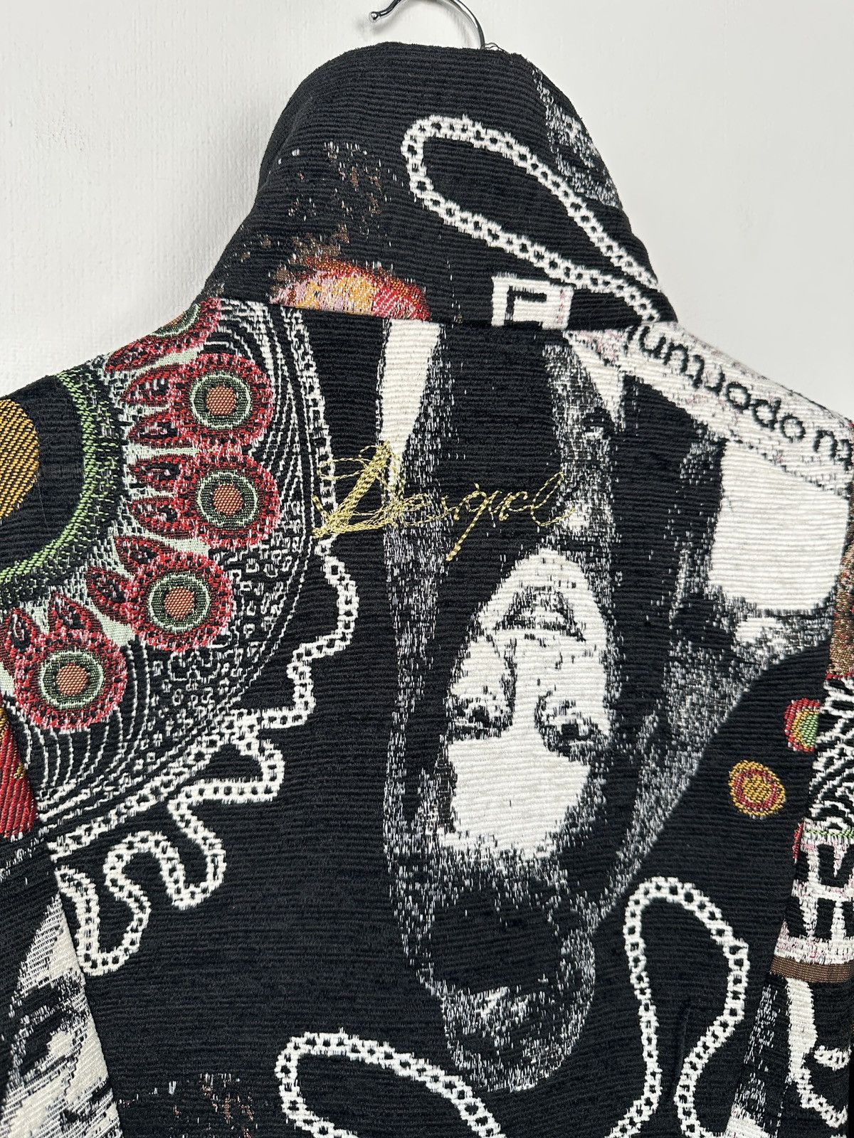 Desigual DESIGUAL Multicolor Jacquard Pattern Women’s Coat size 46 Size L / US 10 / IT 46 - 10 Thumbnail