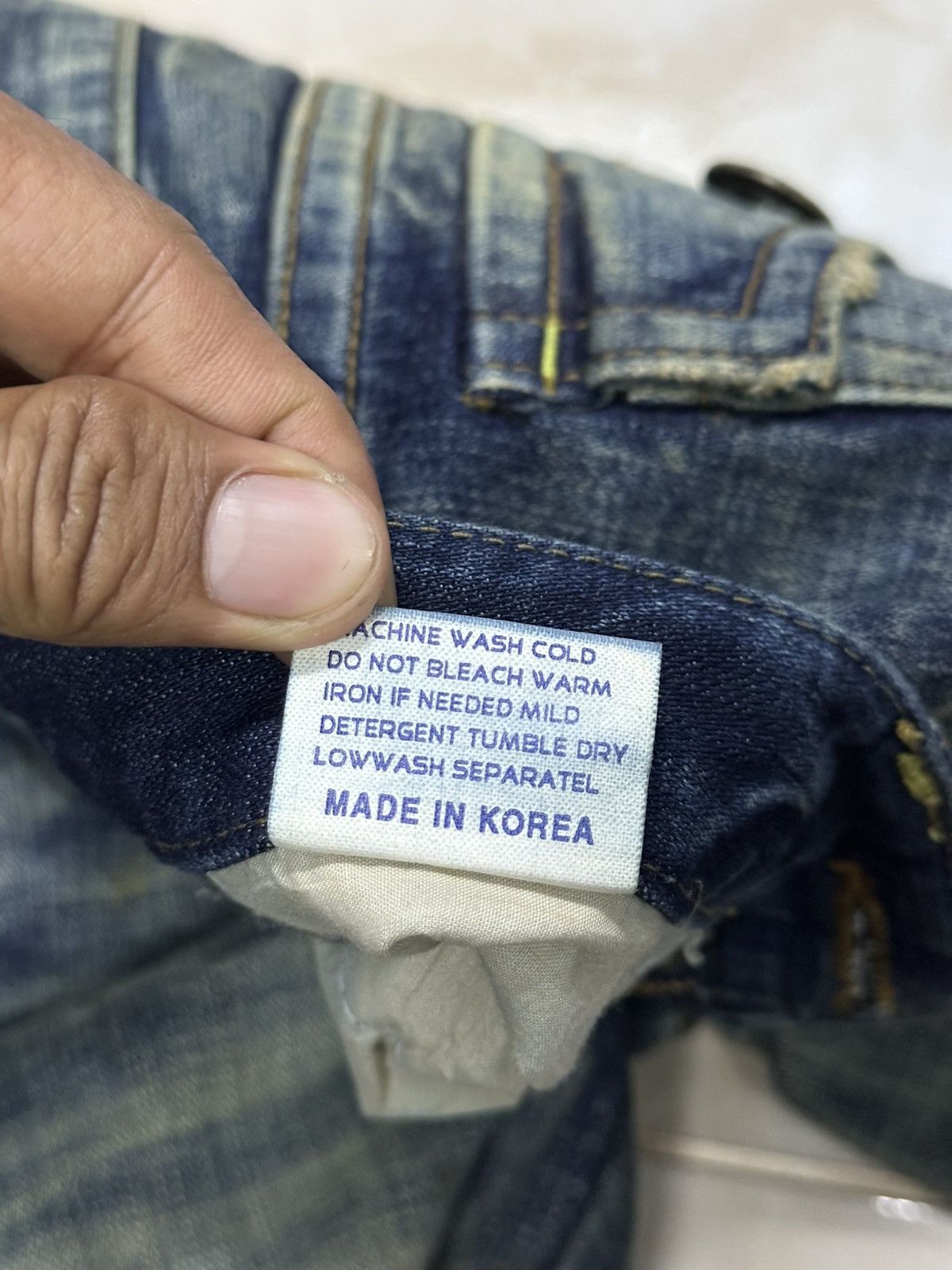 Kapital Distress Unbrand Bootcut Flare Denim . Size US 32 / EU 48 - 14 Thumbnail