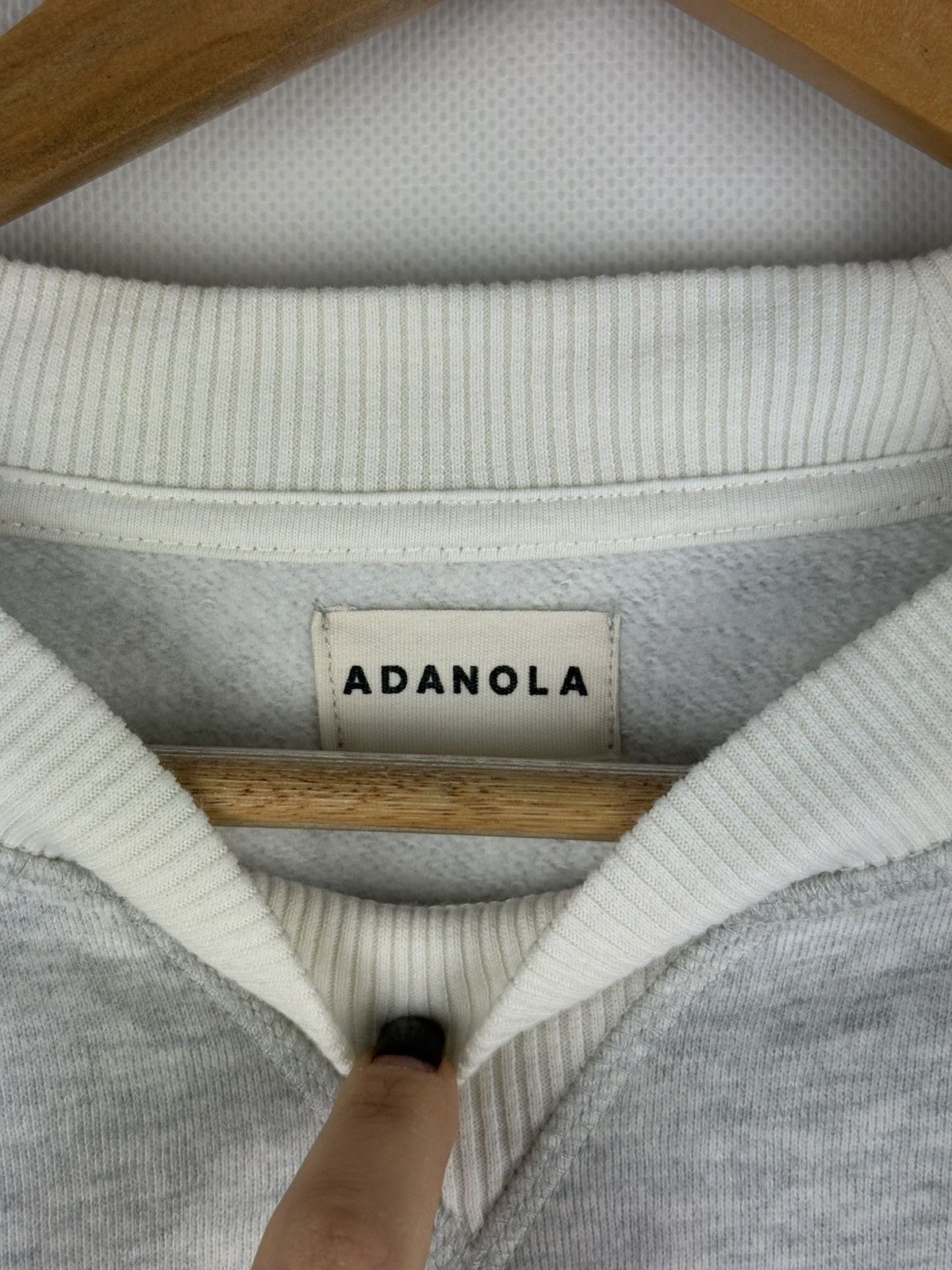 Other Adanola Ladies Oversized Crewneck Cotton Sweatshirt Pullover Size M / US 6-8 / IT 42-44 - 8 Thumbnail
