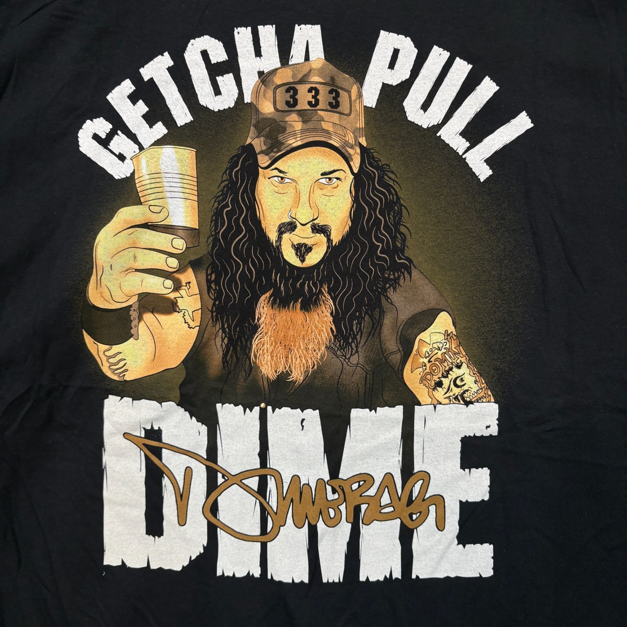 Band Tees Dimebag Darrell Getcha Pull Dime North American Tour Tee 2XL Size US XXL / EU 58 / 5 - 2 Thumbnail